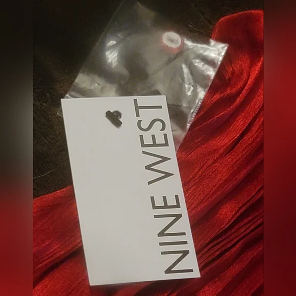 Nine West Rich Red Sleeveless Blouse - Picture 8 of 8